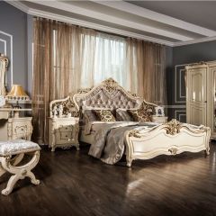 Кровать 1800 Джоконда (крем) в Александровском - alexsandrovskoe.mebel24.online | фото 7