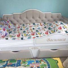Кровать Фея 1600 с двумя ящиками в Александровском - alexsandrovskoe.mebel24.online | фото 41