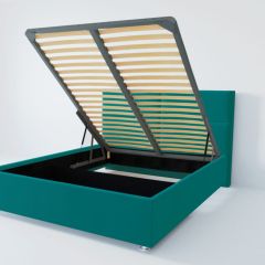 Кровать Корсика с ПМ 800 (велюр бирюзовый) в Александровском - alexsandrovskoe.mebel24.online | фото