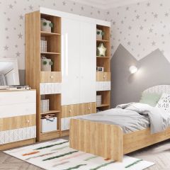 СКАНДИ КРД900.1 Кровать 900 в Александровском - alexsandrovskoe.mebel24.online | фото 2