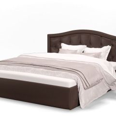 Кровать Стелла 1200 + Основание (Лесмо brown) коричневый в Александровском - alexsandrovskoe.mebel24.online | фото 1