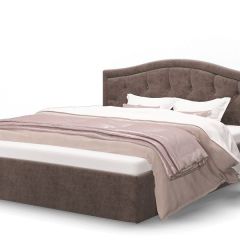 Кровать Стелла 1600*2000 Rock 05 (коричневый) в Александровском - alexsandrovskoe.mebel24.online | фото
