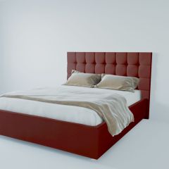 Кровать Венеция с ПМ 1200 (велюр бордо) в Александровском - alexsandrovskoe.mebel24.online | фото 2