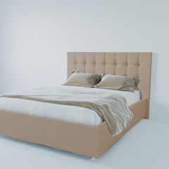 Кровать Венеция с ПМ 800 (велюр светло-серый) в Александровском - alexsandrovskoe.mebel24.online | фото 2