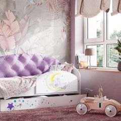 Кровать Звездочка на щитах + Бортик в Александровском - alexsandrovskoe.mebel24.online | фото 3