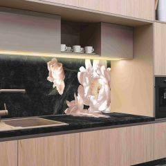 Кухонный фартук со столешницей (А-05) в едином стиле (3050 мм) в Александровском - alexsandrovskoe.mebel24.online | фото