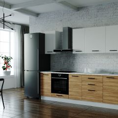 Кухонный гарнитур Лада 2800 (Стол. 26мм) в Александровском - alexsandrovskoe.mebel24.online | фото