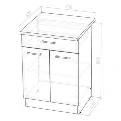 Кухонный гарнитур Ольга лайт 3 1200 мм в Александровском - alexsandrovskoe.mebel24.online | фото 13