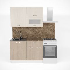 Кухонный гарнитур Ольга лайт 3 1200 мм в Александровском - alexsandrovskoe.mebel24.online | фото 3