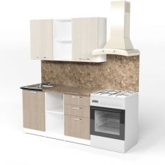 Кухонный гарнитур Ольга медиум 4 1400 мм в Александровском - alexsandrovskoe.mebel24.online | фото 4