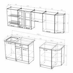 Кухонный гарнитур Симона базис 2400 в Александровском - alexsandrovskoe.mebel24.online | фото 4