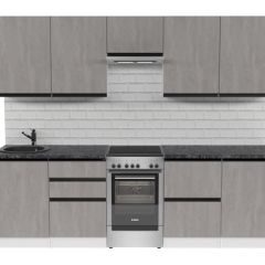 Кухонный гарнитур Сюита мега 2500 мм в Александровском - alexsandrovskoe.mebel24.online | фото 3