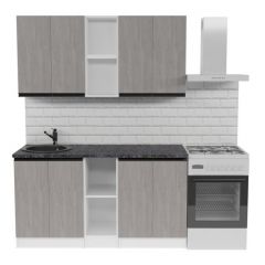 Кухонный гарнитур Сюита нормал 1500 мм в Александровском - alexsandrovskoe.mebel24.online | фото 3