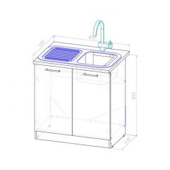 Кухонный гарнитур Янтарь экстра 3000 мм в Александровском - alexsandrovskoe.mebel24.online | фото 17