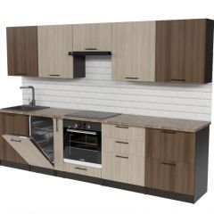 Кухонный гарнитур Яшма 3000 мм в Александровском - alexsandrovskoe.mebel24.online | фото 4