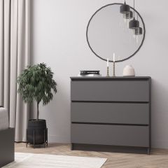 МОРИ МК 800.1 Комод (графит) в Александровском - alexsandrovskoe.mebel24.online | фото