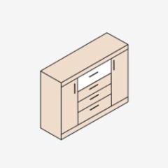 НИКА Н25 Комод в Александровском - alexsandrovskoe.mebel24.online | фото 3