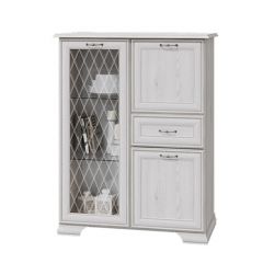 НИКОЛЬ Комод с 1 ст.дв., 2 гл.дв, 1 ящика в Александровском - alexsandrovskoe.mebel24.online | фото