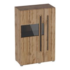 НИЦЦА Гостиная Шкаф-витрина 2 дв в Александровском - alexsandrovskoe.mebel24.online | фото
