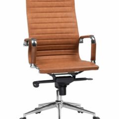 Офисное кресло для руководителей DOBRIN CLARK LMR-101F светло-коричневый №321 в Александровском - alexsandrovskoe.mebel24.online | фото