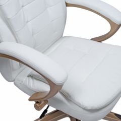 Офисное кресло для руководителей DOBRIN DONALD LMR-106B белый в Александровском - alexsandrovskoe.mebel24.online | фото 6