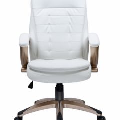 Офисное кресло для руководителей DOBRIN DONALD LMR-106B белый в Александровском - alexsandrovskoe.mebel24.online | фото 1
