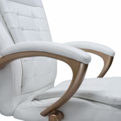 Офисное кресло для руководителей DOBRIN DONALD LMR-106B белый в Александровском - alexsandrovskoe.mebel24.online | фото 10