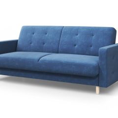 ПАМИР Диван Holly 09 (синий) в Александровском - alexsandrovskoe.mebel24.online | фото