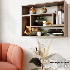 Полка Смарт 2 крафт в Александровском - alexsandrovskoe.mebel24.online | фото 2