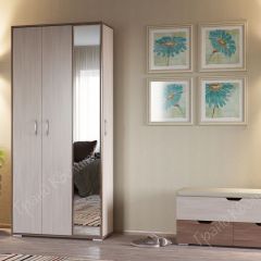 Прихожая ДОМИНО mini Бодега темный/светлый в Александровском - alexsandrovskoe.mebel24.online | фото 2