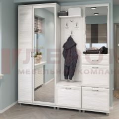 Прихожая Мелисса композиция 1 (Снежный ясень) в Александровском - alexsandrovskoe.mebel24.online | фото