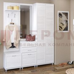 Прихожая Мелисса композиция 11 (Снежный Ясень) в Александровском - alexsandrovskoe.mebel24.online | фото