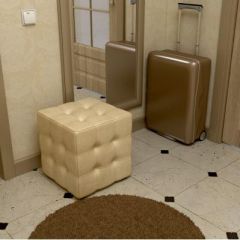 Пуф МОДЕРН 2 Бежевый в Александровском - alexsandrovskoe.mebel24.online | фото
