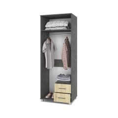 ЕВА Шкаф 2-х дверный Е24 в Александровском - alexsandrovskoe.mebel24.online | фото 8