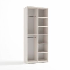 Шкаф 2-х створчатый Дуэт Люкс с зеркалом в Александровском - alexsandrovskoe.mebel24.online | фото 7