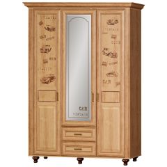 Шкаф 3-х дверный №863 "Ралли" в Александровском - alexsandrovskoe.mebel24.online | фото