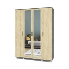 ЕВА Шкаф 4-х дверный Е41 в Александровском - alexsandrovskoe.mebel24.online | фото 7