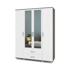 ЕВА Шкаф 4-х дверный Е43 в Александровском - alexsandrovskoe.mebel24.online | фото 1