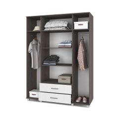 ЕВА Шкаф 4-х дверный Е43 в Александровском - alexsandrovskoe.mebel24.online | фото 2