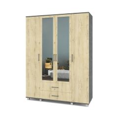 ЕВА Шкаф 4-х дверный Е43 в Александровском - alexsandrovskoe.mebel24.online | фото 7