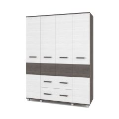 ВИОРА Шкаф 4-х дверный В43 в Александровском - alexsandrovskoe.mebel24.online | фото 1