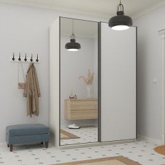 Шкаф-купе 1400 серии SOFT D1+D3+B2+PL1 (2 ящика+1штанга) профиль «Графит» в Александровском - alexsandrovskoe.mebel24.online | фото 4