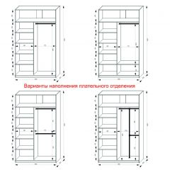 Шкаф-купе 1400 серии SOFT D1+D3+B2+PL1 (2 ящика+1штанга) профиль «Графит» в Александровском - alexsandrovskoe.mebel24.online | фото 7