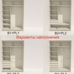 Шкаф-купе 1400 серии SOFT D6+D4+B2+PL2 (2 ящика+1штанга+1 полка) профиль «Капучино» в Александровском - alexsandrovskoe.mebel24.online | фото 7