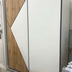 Шкаф-купе 1400 серии SOFT D8+D2+B2+PL4 (2 ящика+F обр.штанга) профиль «Графит» в Александровском - alexsandrovskoe.mebel24.online | фото 5