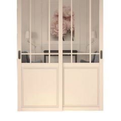 Шкаф-купе 1500 серии NEW CLASSIC K3+K3+B2+PL1 (2 ящика+1 штанга) профиль «Капучино» в Александровском - alexsandrovskoe.mebel24.online | фото 14