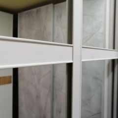 Шкаф-купе 1500 серии NEW CLASSIC K4+K4+B2+PL4 (2 ящика+F обр. штанга) профиль «Капучино» в Александровском - alexsandrovskoe.mebel24.online | фото 6