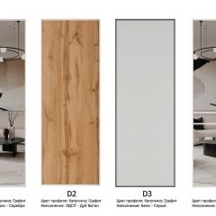 Шкаф-купе 1600 серии SOFT D6+D6+B2+PL3 (2 ящика+2штанги) профиль «Капучино» в Александровском - alexsandrovskoe.mebel24.online | фото 9
