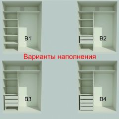 Шкаф-купе 1700 серии NEW CLASSIC K3+K3+B2+PL1 (2 ящика+1 штанга) профиль «Капучино» в Александровском - alexsandrovskoe.mebel24.online | фото 7