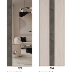 Шкаф-купе 1950 серии SILVER S3+S1+S4 B22+PL3 (по 2 ящика лев/прав+2 штанги) профиль «Серебро» в Александровском - alexsandrovskoe.mebel24.online | фото 12